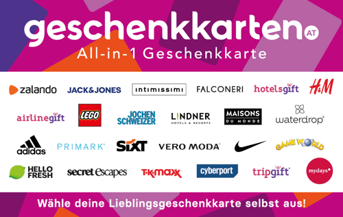 All-in-1 Geschenkkarte