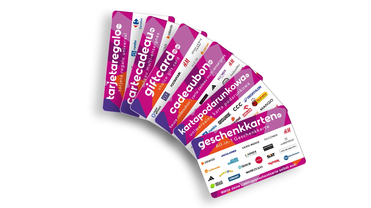 All-in-1 Geschenkkarte