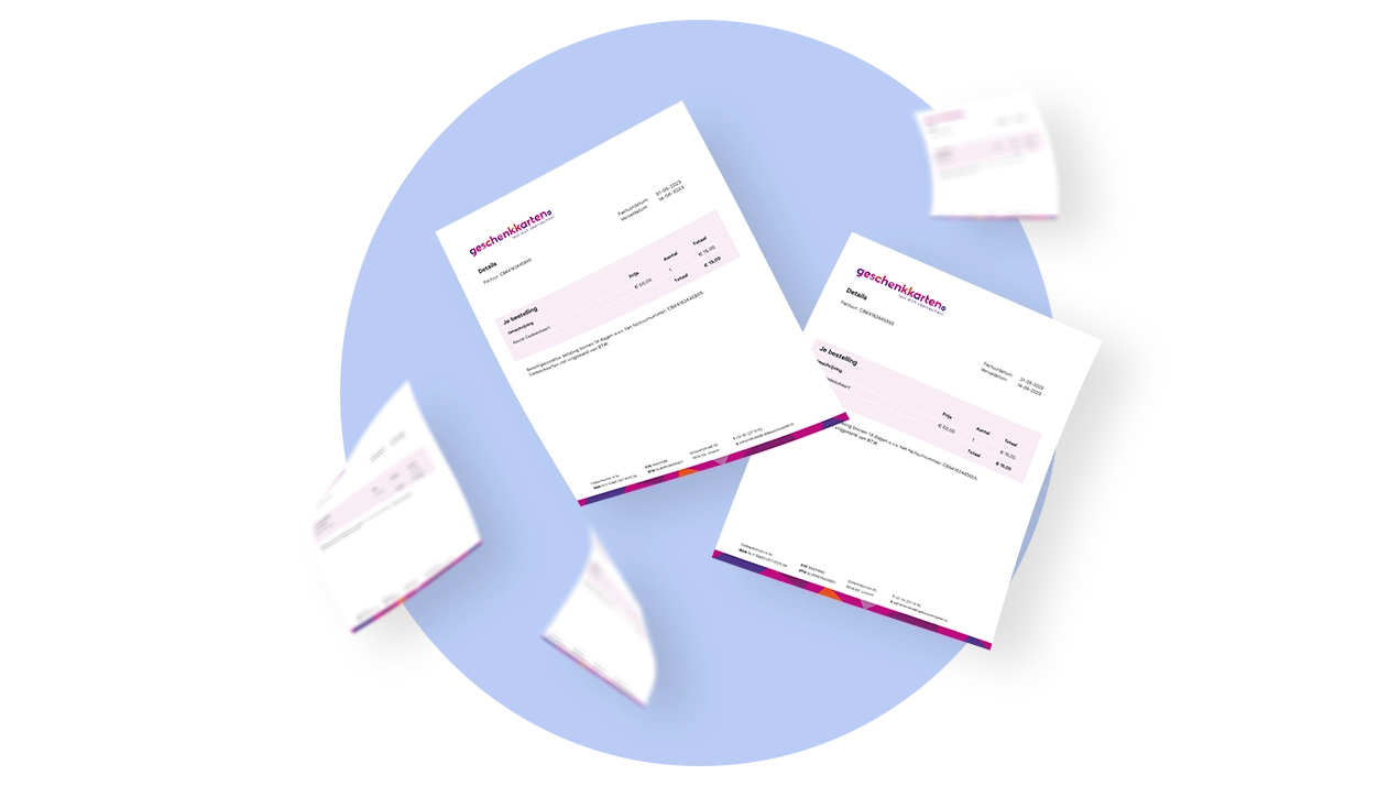 Zahlen Sie auf Rechnung