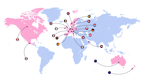 Internationale Geschenkgutscheine für mehr als 20+ Länder